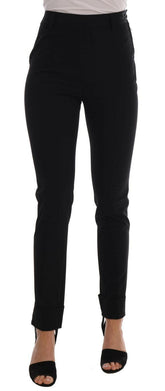 Ermanno Scervino Black Stretch Leggings Pants -   -  Ermanno Scervino.
